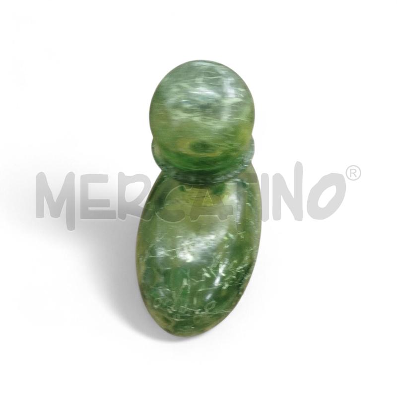 BOTTIGLIA VERDE VETRO LAVORATO | Mercatino dell'Usato Chieri 2
