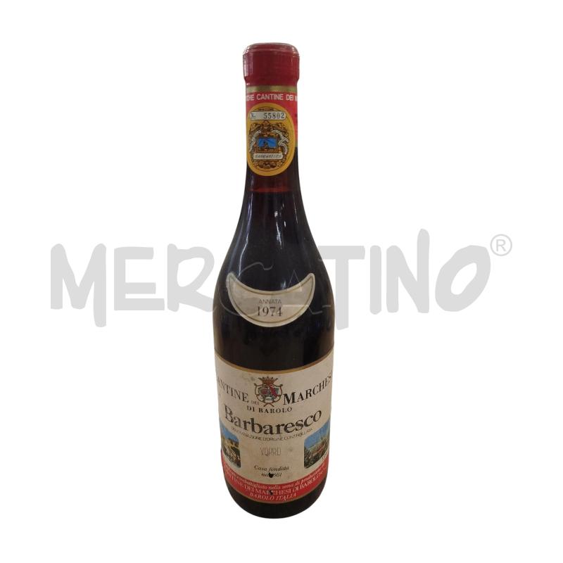 BOTTIGLIA VINO BARBARESCO 1974 CANTINE MARCHESI | Mercatino dell'Usato Chieri 1