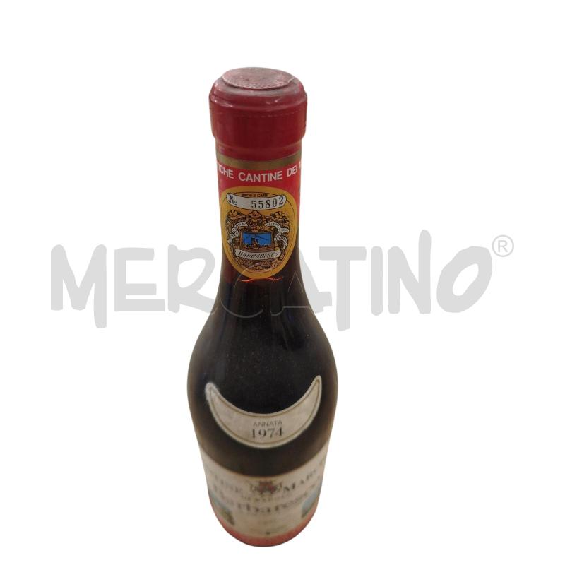 BOTTIGLIA VINO BARBARESCO 1974 CANTINE MARCHESI | Mercatino dell'Usato Chieri 2