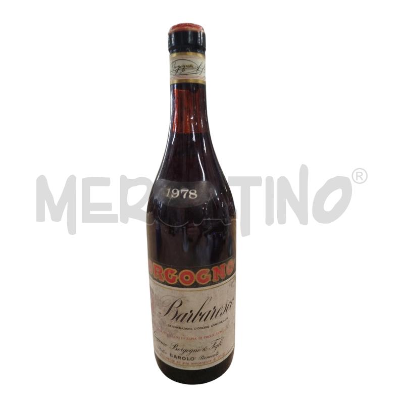 BOTTIGLIA VINO BORGOGNO 1978 BARBERA | Mercatino dell'Usato Chieri 1