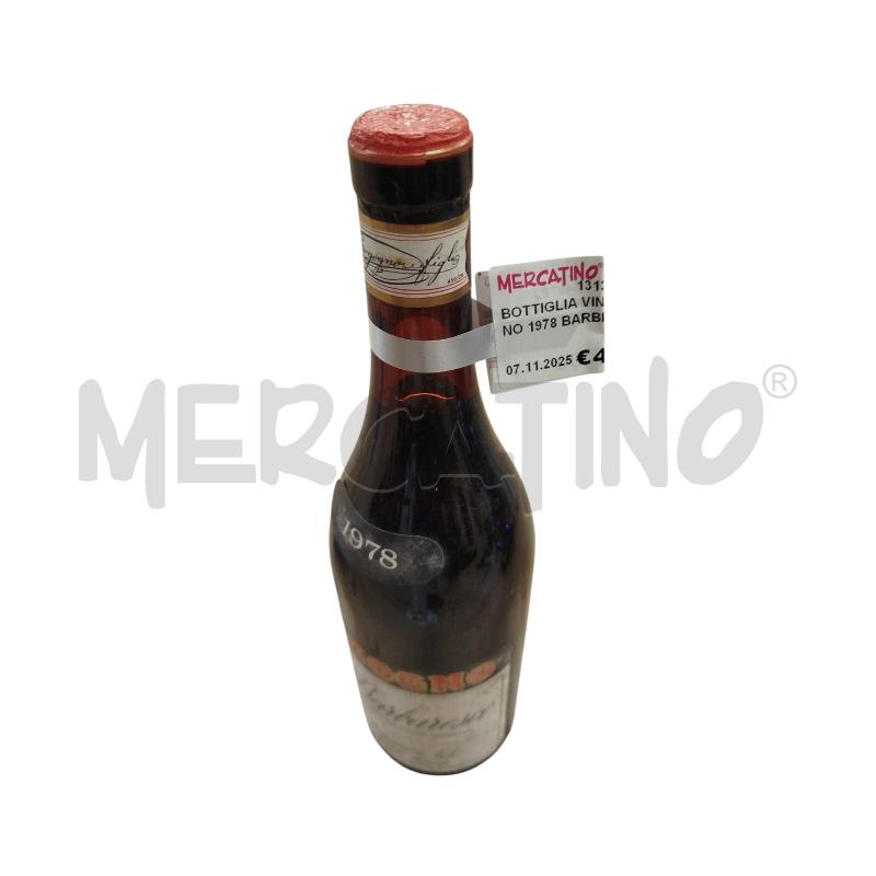 BOTTIGLIA VINO BORGOGNO 1978 BARBERA | Mercatino dell'Usato Chieri 2