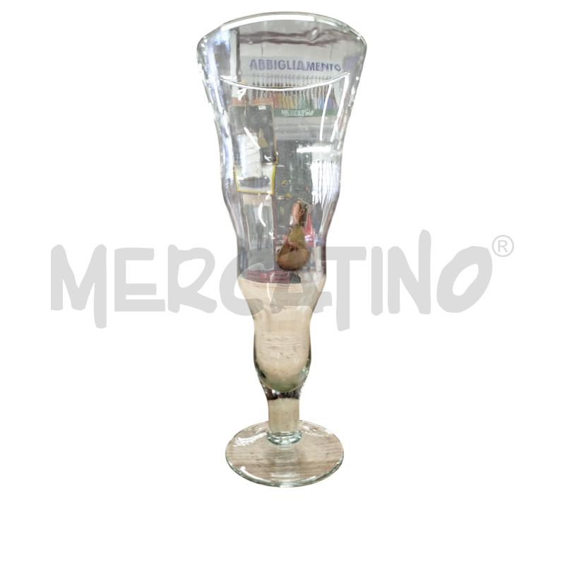 CALICE/ VASO VETRO SOFFIATO VERDINO | Mercatino dell'Usato Chieri 2