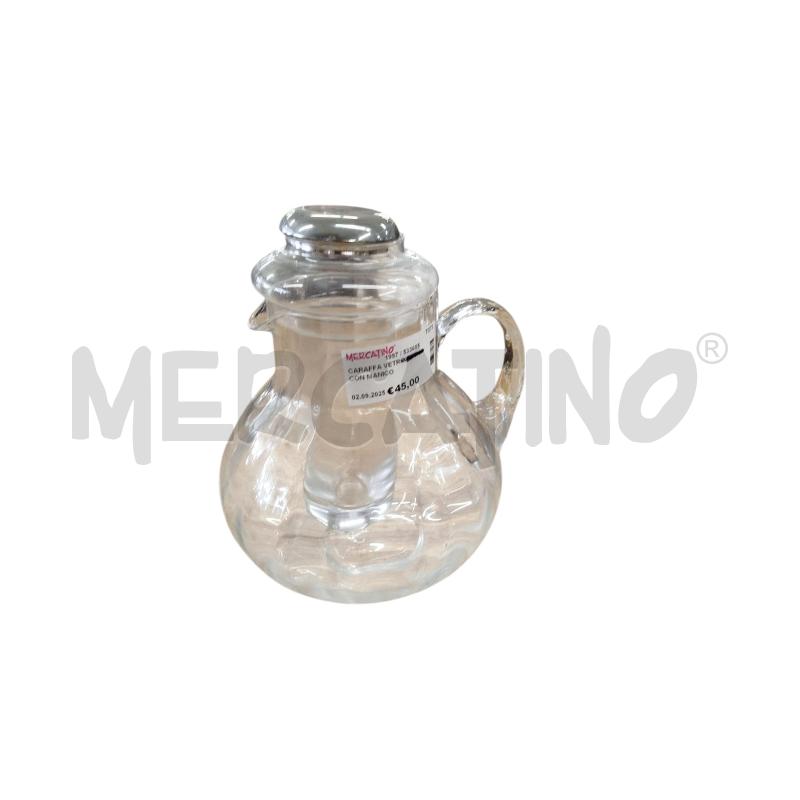 CARAFFA VETRO ANTICA CON MANICO | Mercatino dell'Usato Chieri 1
