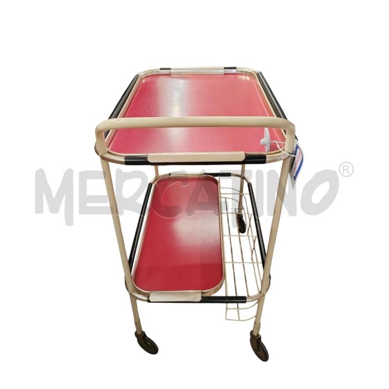 CARRELLINO VINTAGE PIANI A VASSOIO+ PORTA BOTTIGLIE | Mercatino dell'Usato Chieri 2