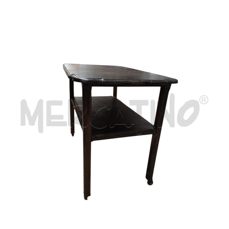 CARRELLO LEGNO - TAVOLINO CON RUOTE | Mercatino dell'Usato Chieri 2