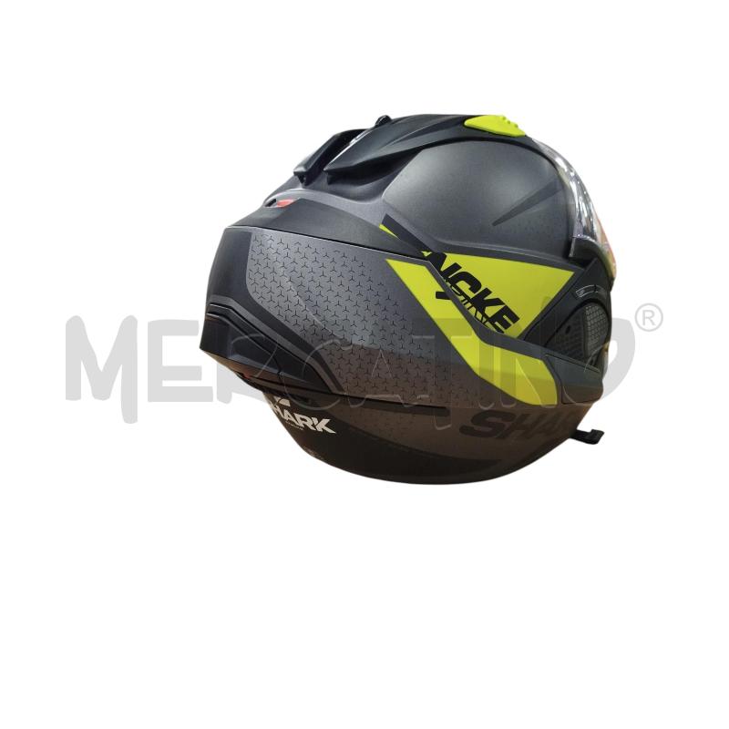 CASCO MOTO MODULARE SHARK GRIGIO NERO GIALLO FLUO | Mercatino dell'Usato Chieri 3