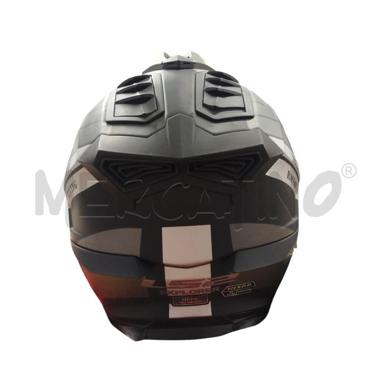 CASCO MOTO TURISMO LS2 GRIGIO NERO | Mercatino dell'Usato Chieri 2