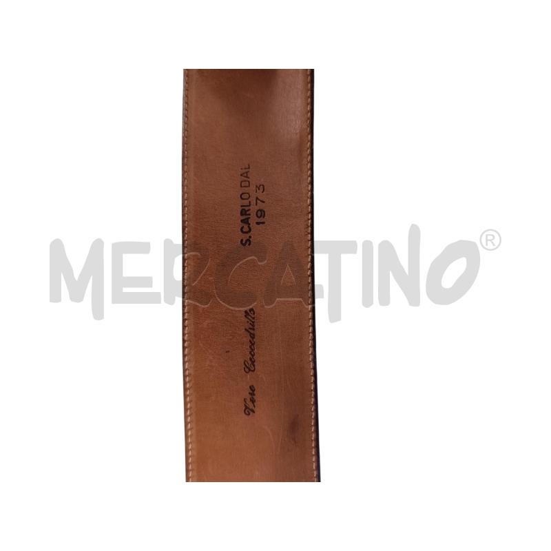 CINTURA PELLE COCCODRILLO MARRONE | Mercatino dell'Usato Chieri 2