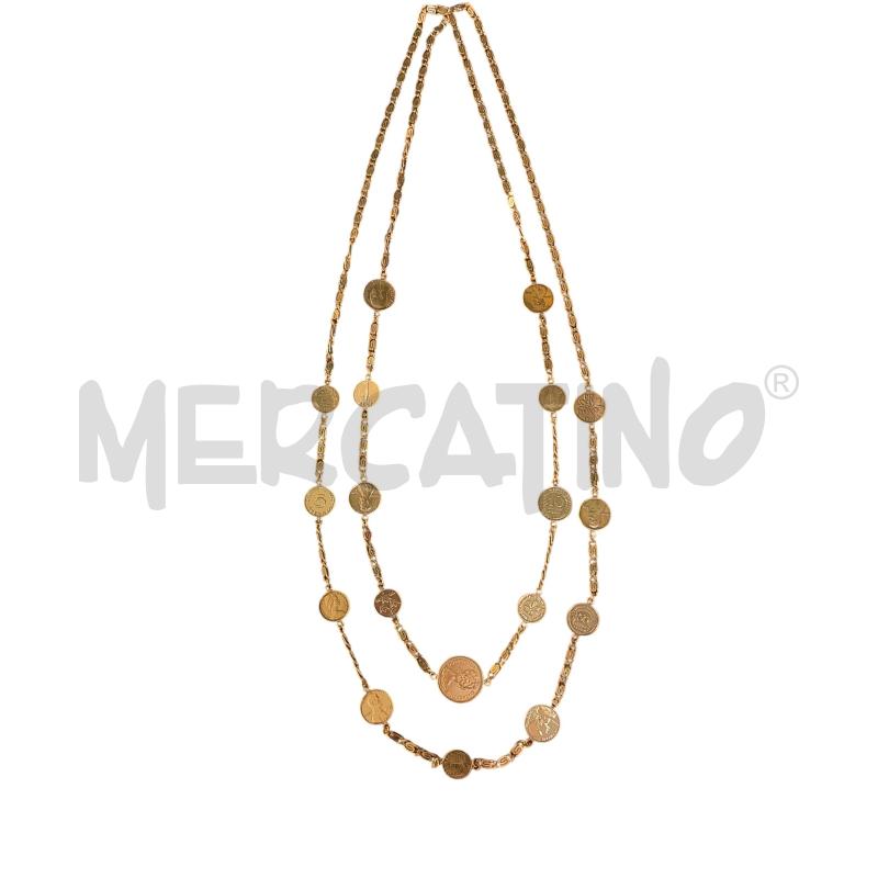COLLANA DORATA MONETE ALCOZER | Mercatino dell'Usato Chieri 2