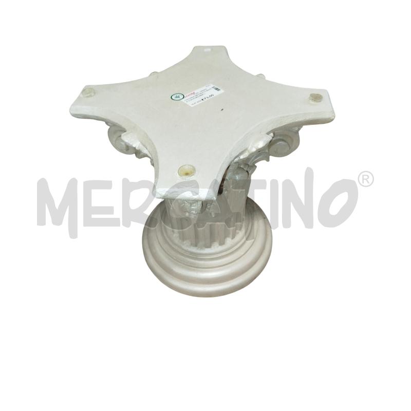 COLONNA DECORATA BASSA CON FORO PER LAMPADA | Mercatino dell'Usato Chieri 1