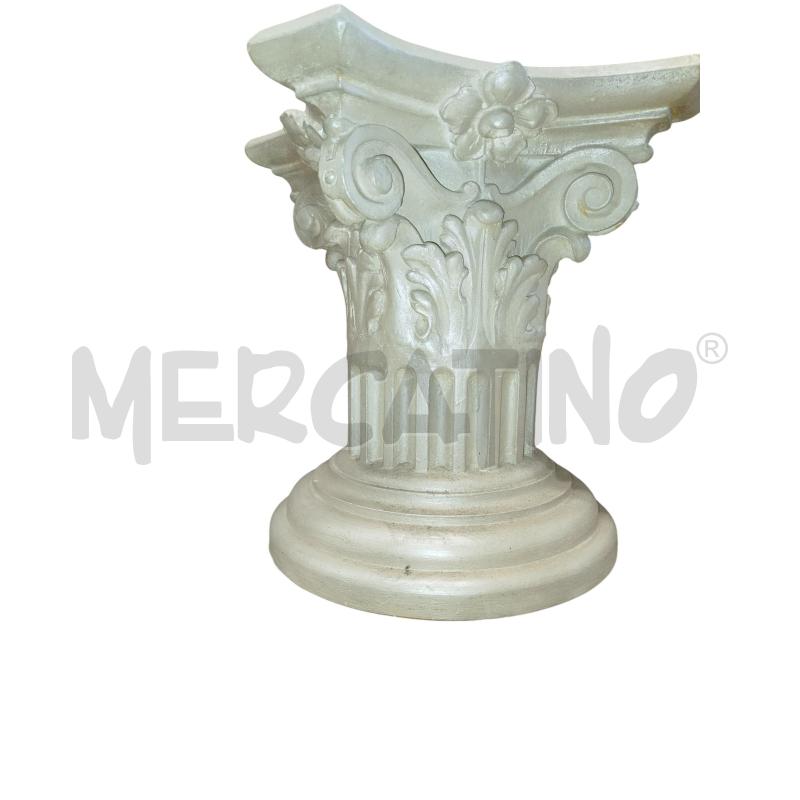 COLONNA DECORATA BASSA CON FORO PER LAMPADA | Mercatino dell'Usato Chieri 3
