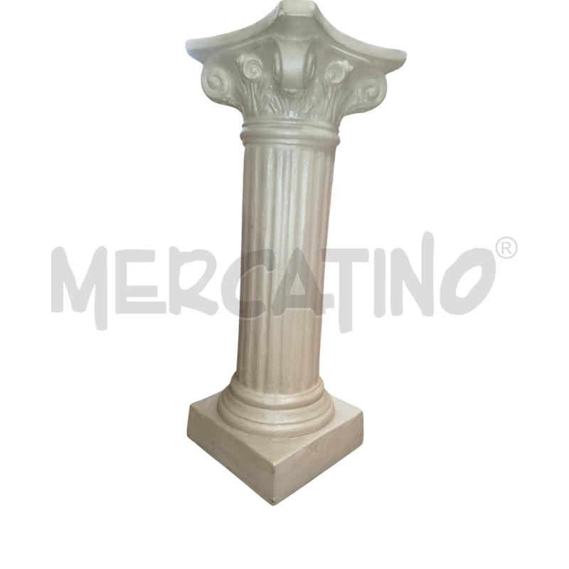 COLONNA DECORATA CON FORO LAMPADA  | Mercatino dell'Usato Chieri 1