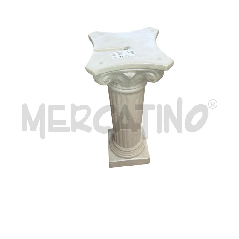 COLONNA DECORATA CON FORO LAMPADA | Mercatino dell'Usato Chieri 1