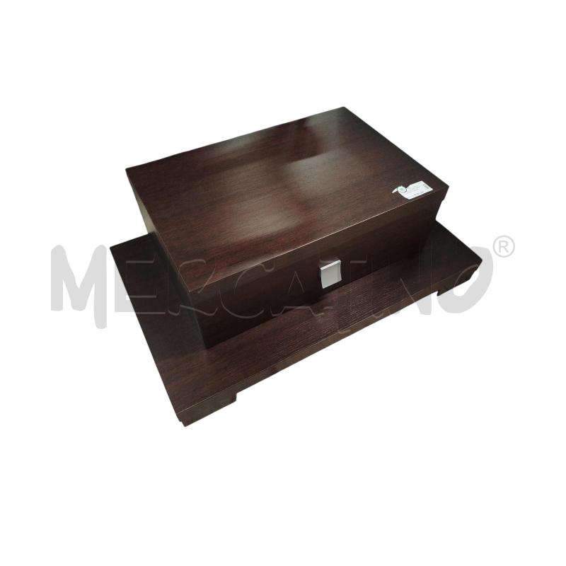 COMODINI COPPIA SINGOLO WENGE 1 CASSETTO CON BASE | Mercatino dell'Usato Chieri 1