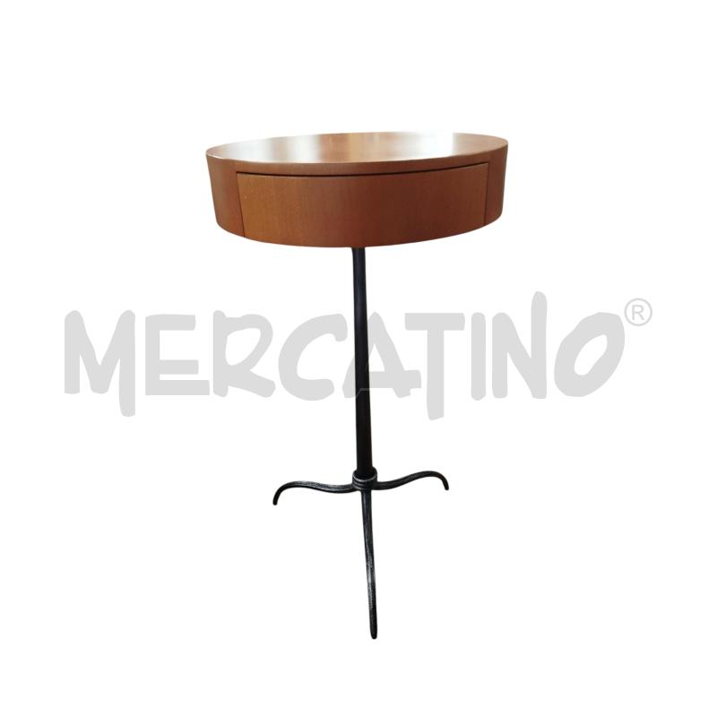 COMODINO BASE METALLO CASSETTINO TONDO | Mercatino dell'Usato Chieri 1
