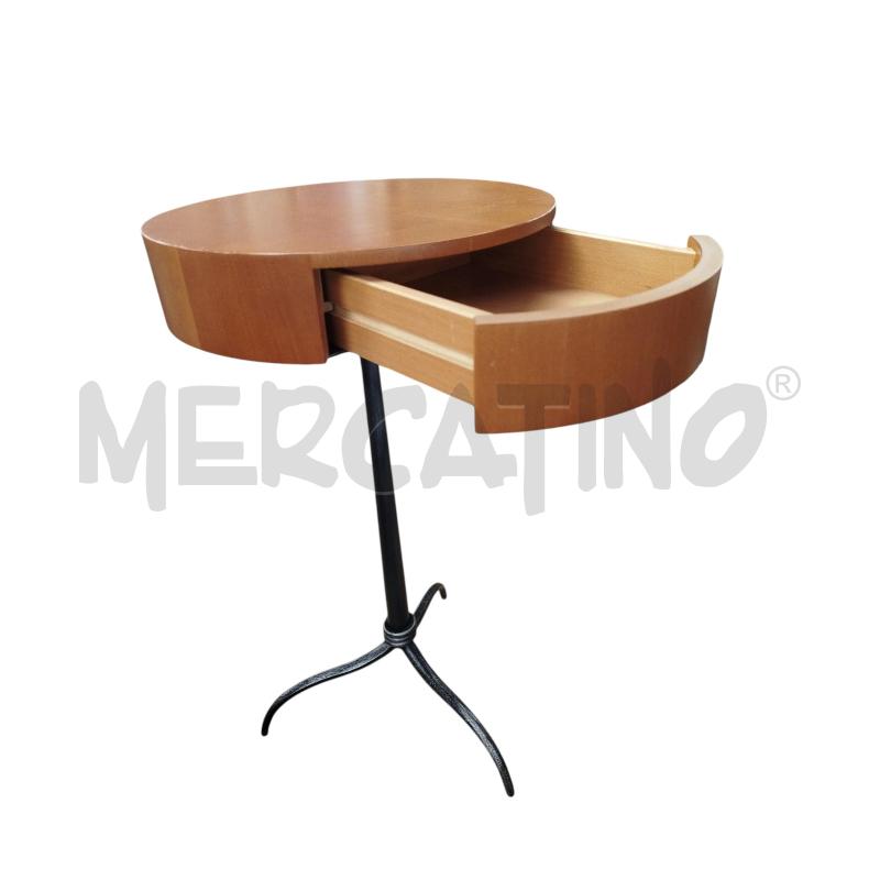 COMODINO BASE METALLO CASSETTINO TONDO | Mercatino dell'Usato Chieri 2