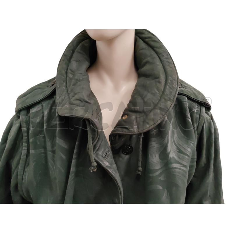 COMPLETO DONNA VERDE PELLE GIACCA+GONNA | Mercatino dell'Usato Chieri 4