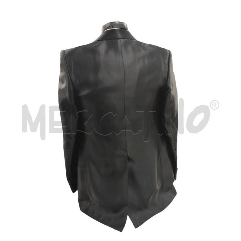 COMPLETO UOMO 5PZ PIGNATELLI BLU SCURO RIGATO | Mercatino dell'Usato Chieri 3