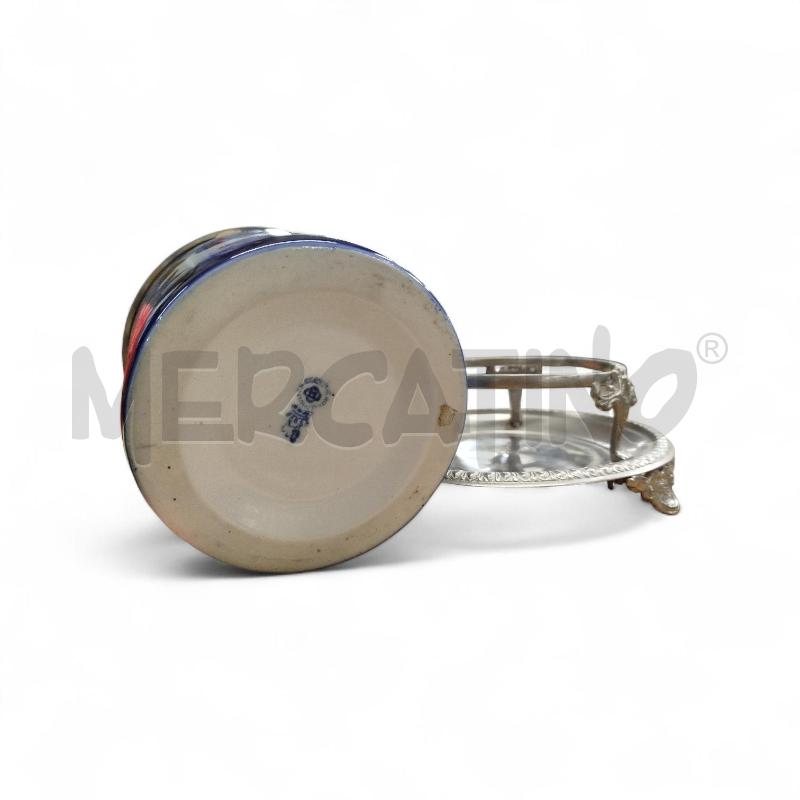 CONTENITORE CERAMICA DISEGNI BLU PARTE FERRO ROYAL | Mercatino dell'Usato Chieri 3