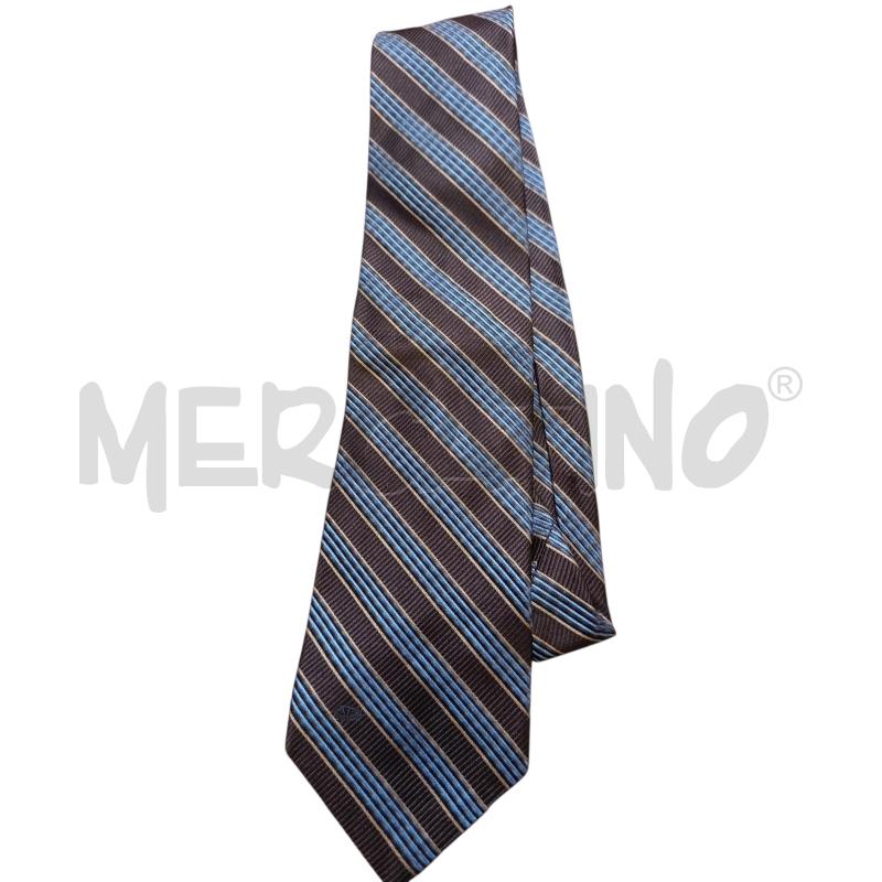 CRAVATTA MARRONE AZZURRO VALENTINO | Mercatino dell'Usato Chieri 1