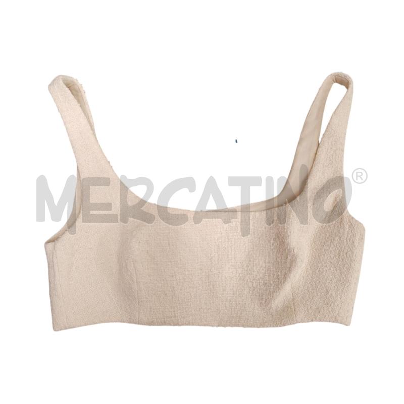CROP TOP BEIGE PINKO  | Mercatino dell'Usato Chieri 1