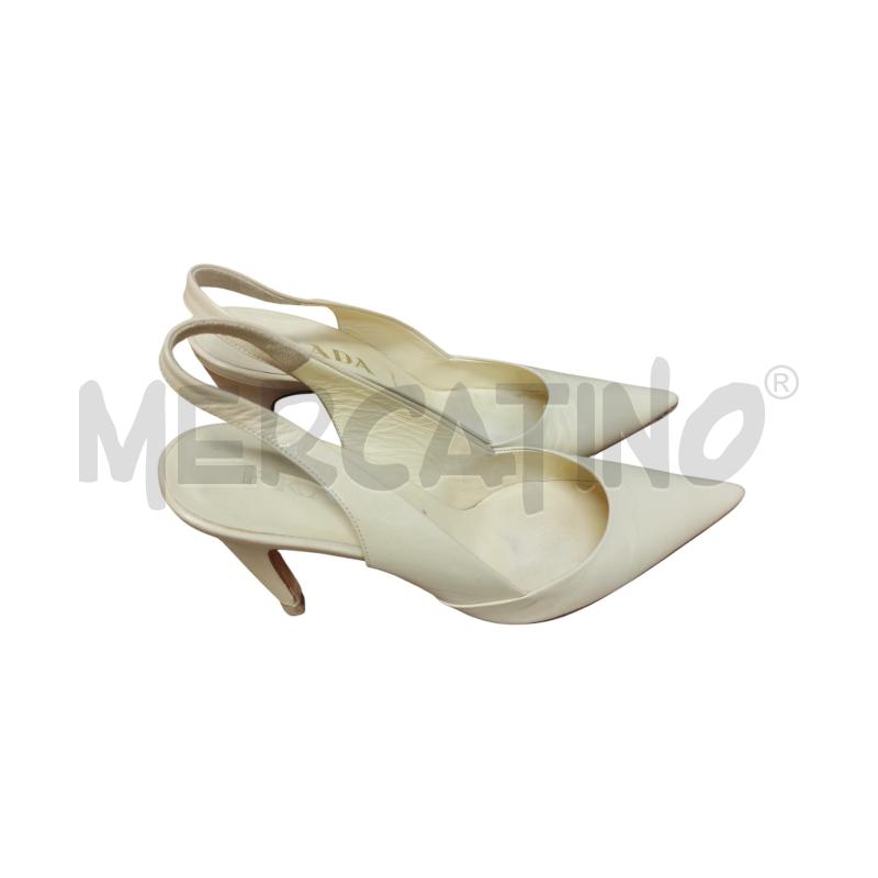 DECOLLETE PRADA COLOR CREMA DIF | Mercatino dell'Usato Chieri 3