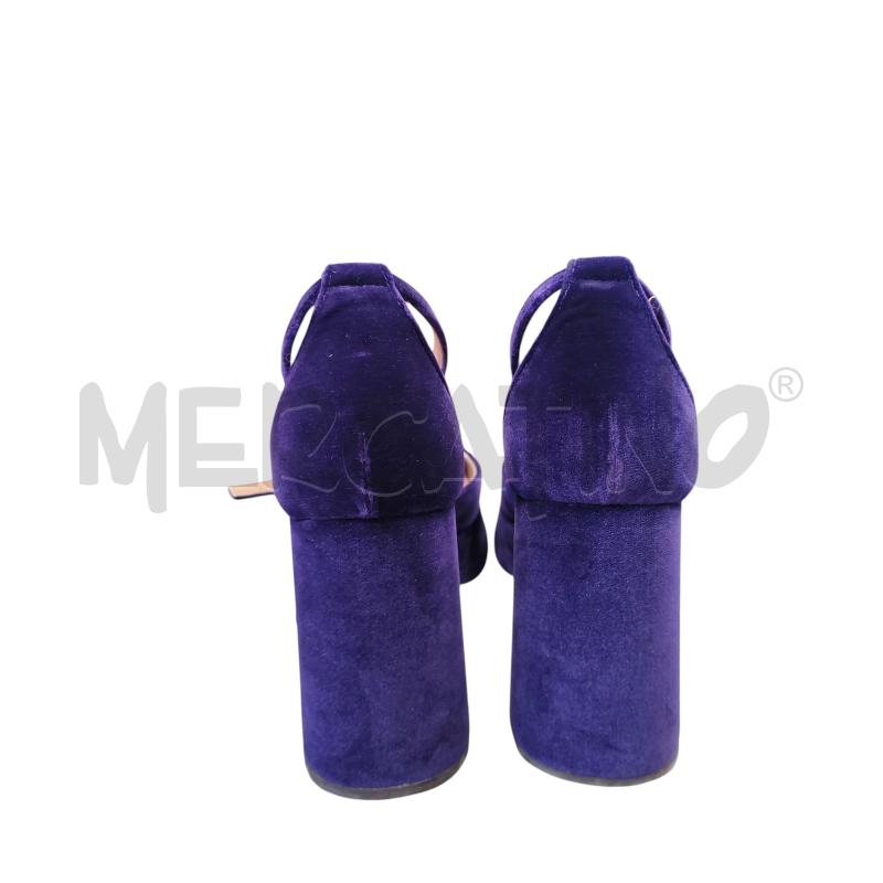 DECOLLETE VELLUTO VIOLA ROBERTO FESTA | Mercatino dell'Usato Chieri 3