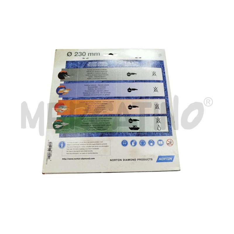DISCO DIAMANTATO 230 MM NORTON | Mercatino dell'Usato Chieri 2