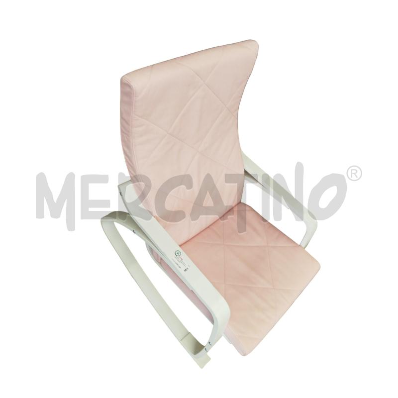 DONDOLO  LEGNO ROSA STRUTT. BIANCA | Mercatino dell'Usato Chieri 1