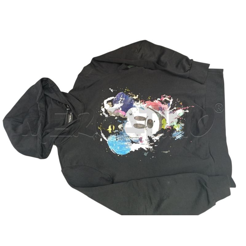 FELPA UOMO NERO DESIGUAL TOPOLINO | Mercatino dell'Usato Chieri 1