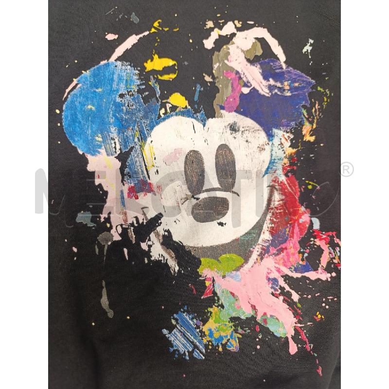 FELPA UOMO NERO DESIGUAL TOPOLINO | Mercatino dell'Usato Chieri 2