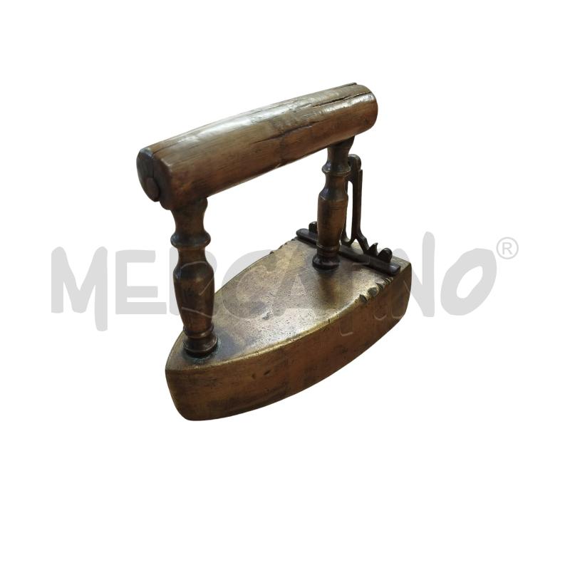 FERRO DA STIRO GRANDE BASE IN OTTONE | Mercatino dell'Usato Chieri 1
