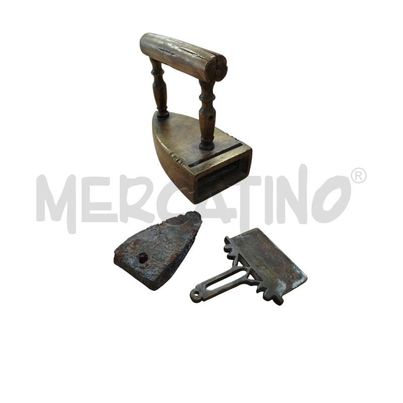 FERRO DA STIRO GRANDE BASE IN OTTONE | Mercatino dell'Usato Chieri 2