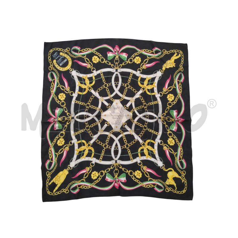 FOULARD PICCOLO NERO MOSCHINO | Mercatino dell'Usato Chieri 2