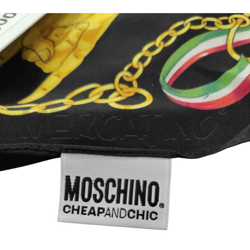 FOULARD PICCOLO NERO MOSCHINO | Mercatino dell'Usato Chieri 3