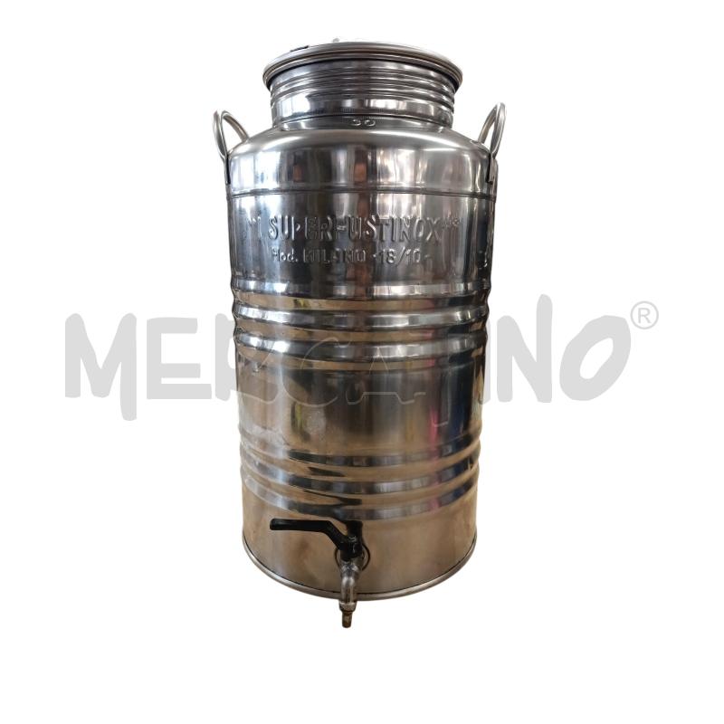 FUSTI IN METALLO INOX PER OLIO CON RUBINETTO | Mercatino dell'Usato Chieri 1