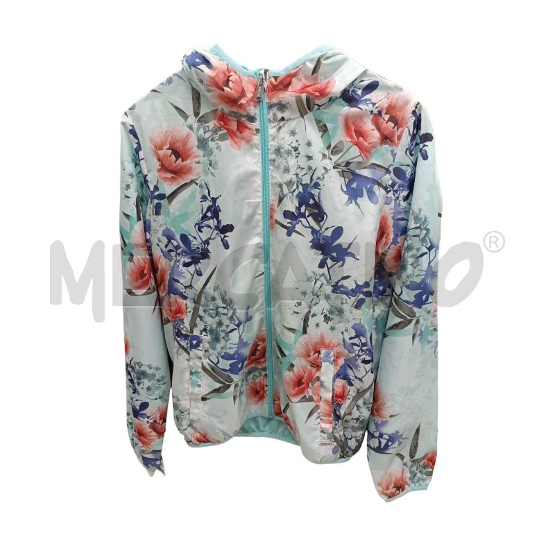 GIACCA DONNA LEGGERA CAPP VERDEACQUA GUESS FIORI ROSA | Mercatino dell'Usato Chieri 1