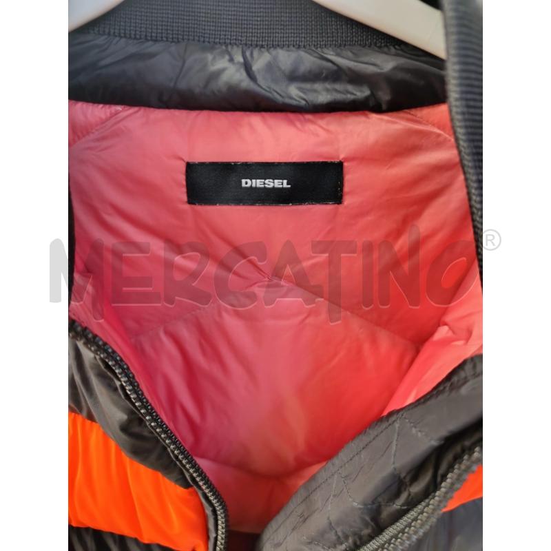 GIACCA DONNA NERA STRISCIA ARANCIO ROSA CAPP DIESEL | Mercatino dell'Usato Chieri 4