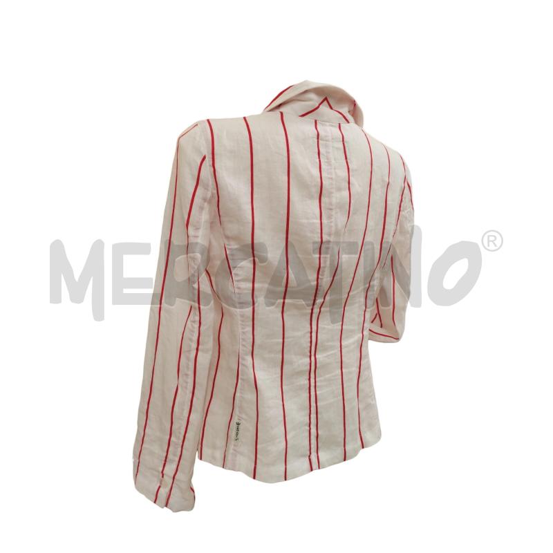 GIACCA DONNA RIGHE BIANCO ROSSO ARMANI LINO | Mercatino dell'Usato Chieri 2