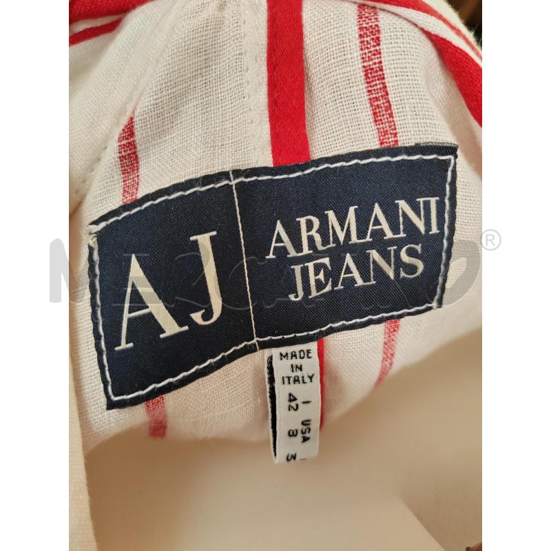 GIACCA DONNA RIGHE BIANCO ROSSO ARMANI LINO | Mercatino dell'Usato Chieri 3