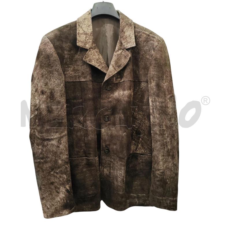 GIACCA UOMO MARRONE PELLE ROVESCIATA  | Mercatino dell'Usato Chieri 1