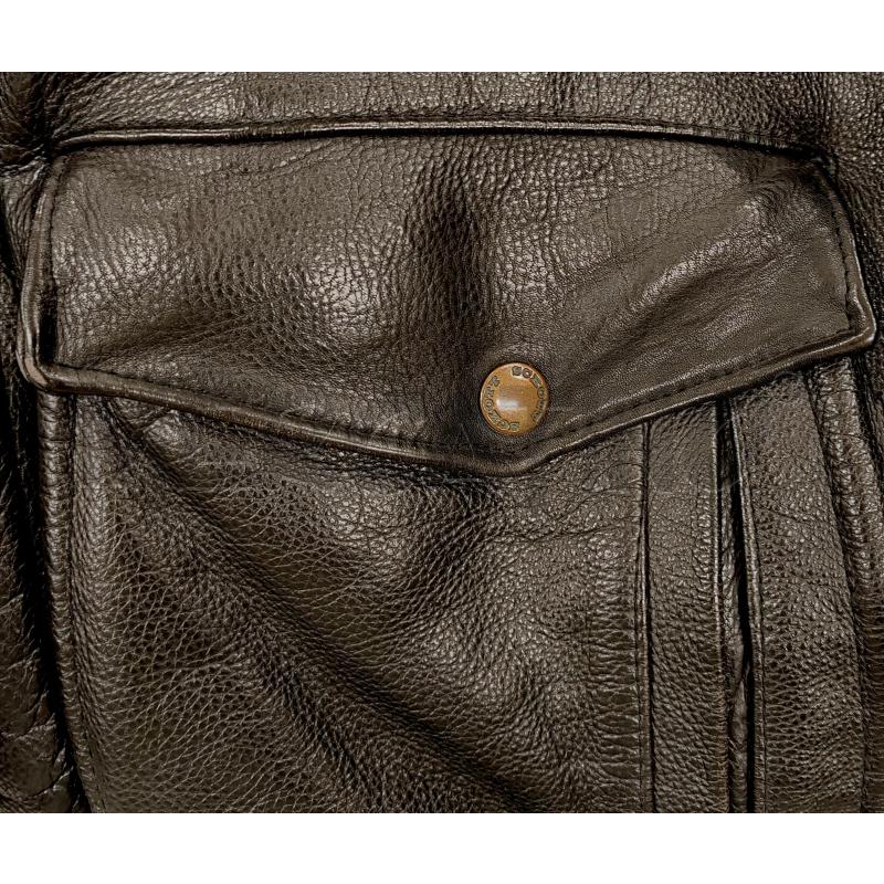 GIUBBOTTO UOMO PELLE NERO SCHOTT TG.56 | Mercatino dell'Usato Chieri 4