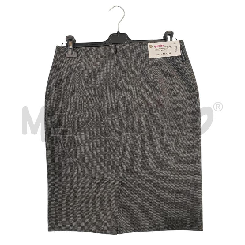 GONNA NERA GRIGIA ZIP DIETRO ARMANI | Mercatino dell'Usato Chieri 2