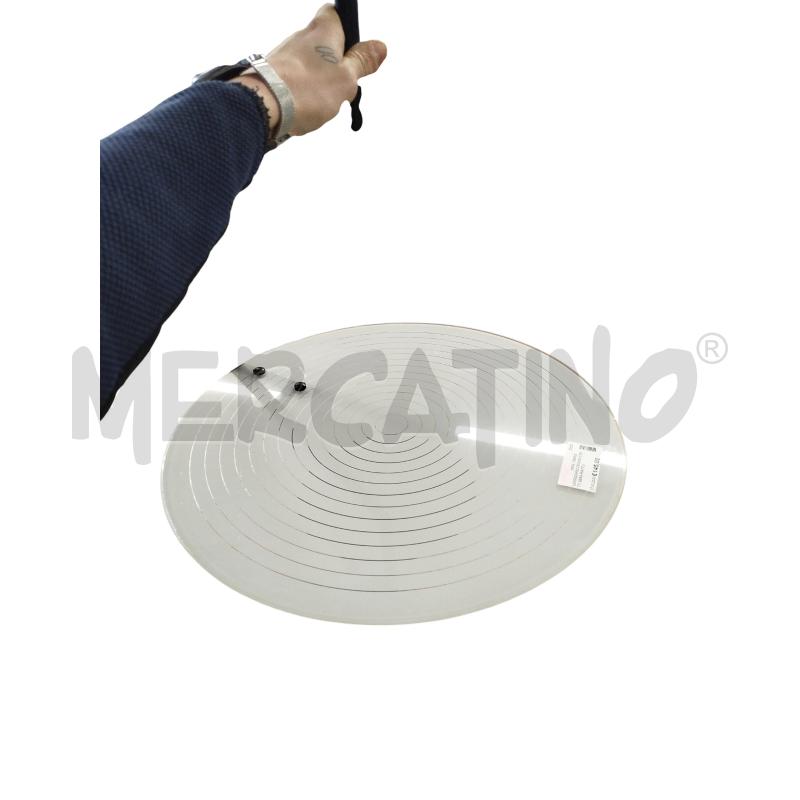 LAMPADARIO DESIGN STUTT. NERA PIATTO VETRO BIANCO | Mercatino dell'Usato Chieri 1
