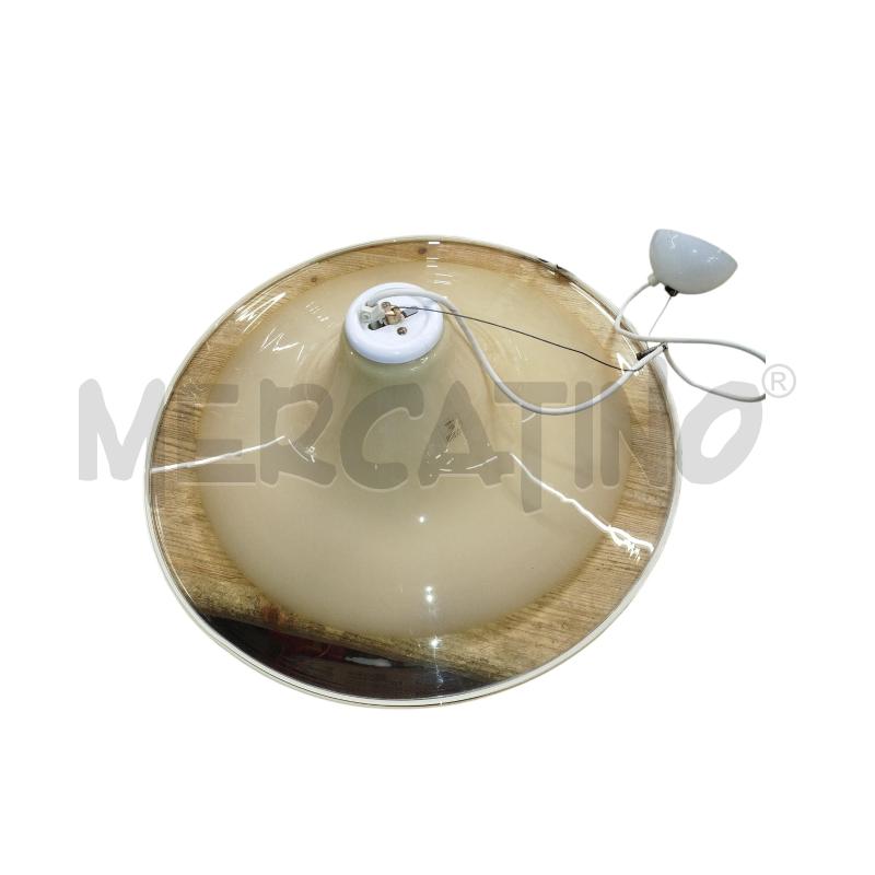 LAMPADARIO  MURANO GIALLINO PARTE TRASPARENTE ESTERNA | Mercatino dell'Usato Chieri 1