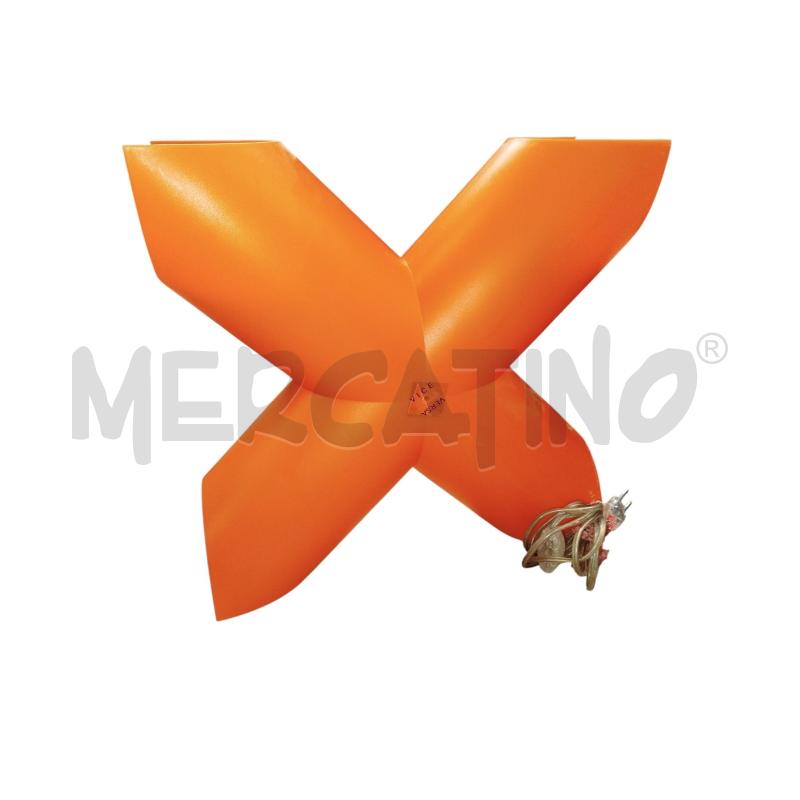 LAMPADA AD X ARANCIONE | Mercatino dell'Usato Chieri 1