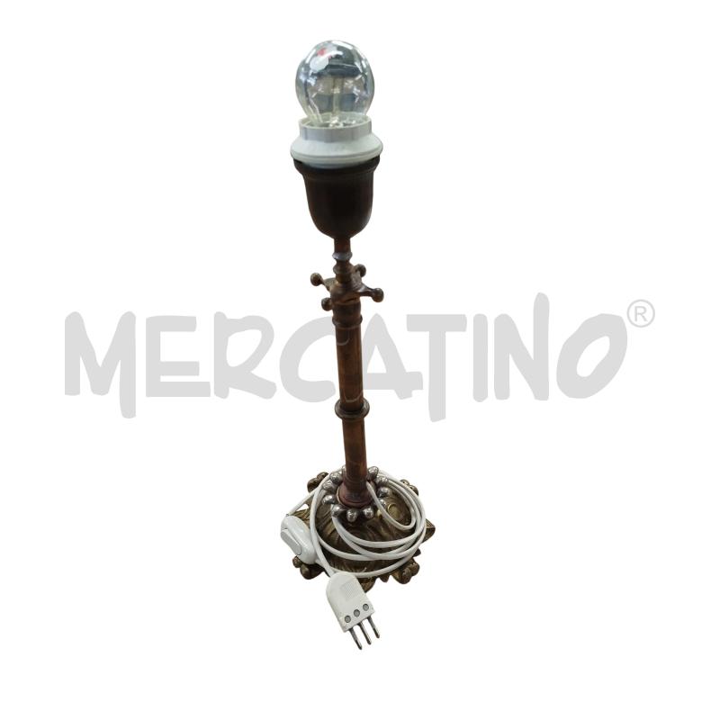 LAMPADA DA TAVOLA OTTONE STELO  | Mercatino dell'Usato Chieri 1
