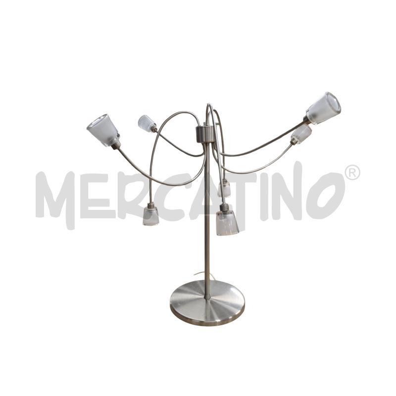LAMPADA DA TAVOLO INOX 7 PUNTI LUCE  ANCHORN | Mercatino dell'Usato Chieri 1
