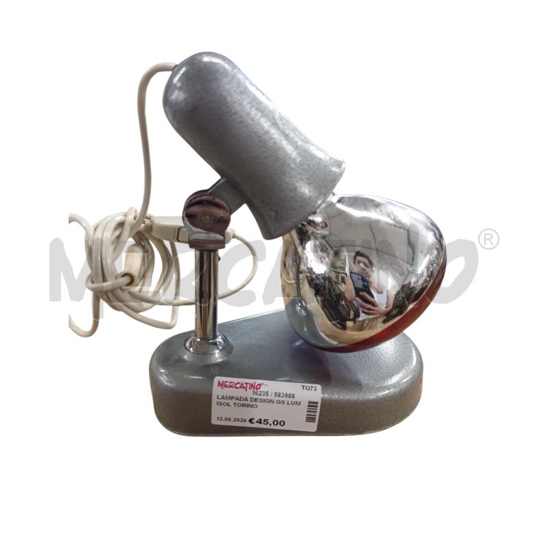 LAMPADA DESIGN GS LUMISOL TORINO | Mercatino dell'Usato Chieri 2
