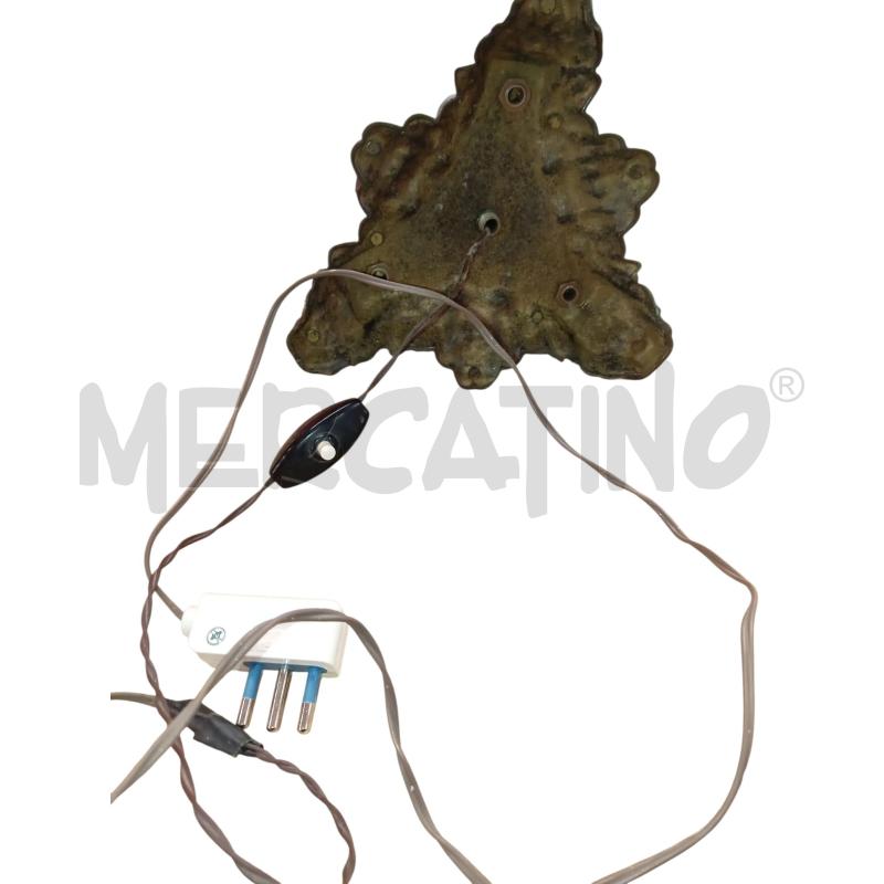 LAMPADA IN OTTONE COPPA IN VETRO BIANCO TRASPARENTE  | Mercatino dell'Usato Chieri 1